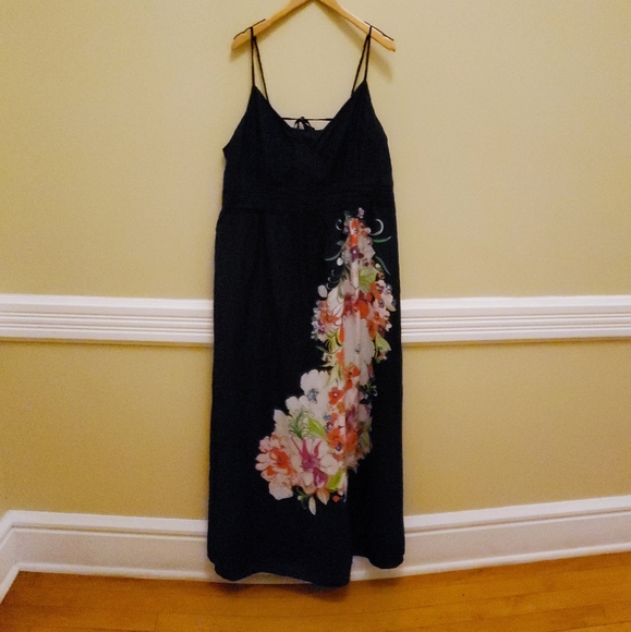 Lane Bryant Dresses & Skirts - ❤ 3/$25 Lane Bryant Black Floral Sundress size 22